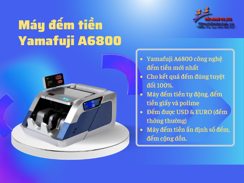 máy đếm tiền yamafujiA6800