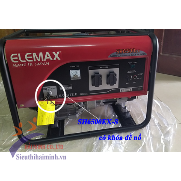 Photo - Máy phát điện Honda ELEMAX SH6500EX(S) đề chưa acquy