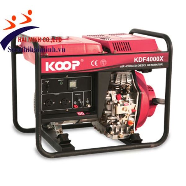 Photo - Máy phát điện diesel Koop KDF4000X ( 2.6kva trần )