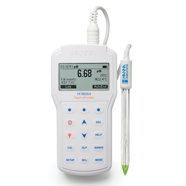 Photo - Máy đo pH/Nhiệt độ trong sữa chua HI98164