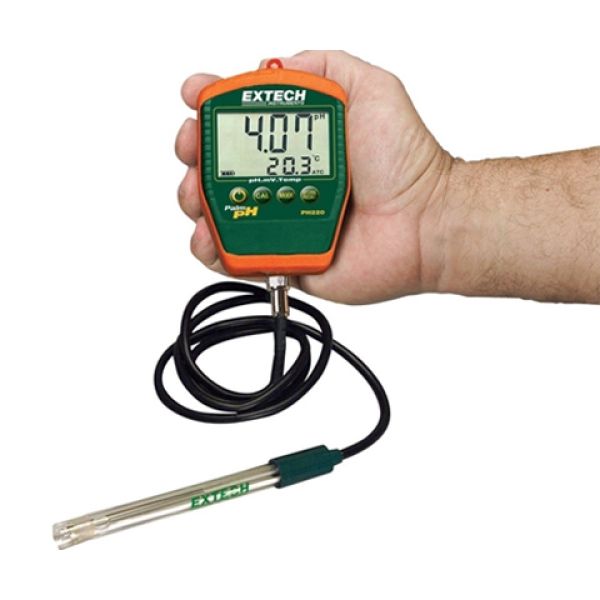 Photo - Máy đo pH với cáp điện cực EXTECH pH220-C