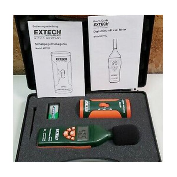 Photo - Máy đo âm thanh với bộ hiệu chuẩn EXTECH 407732-KIT