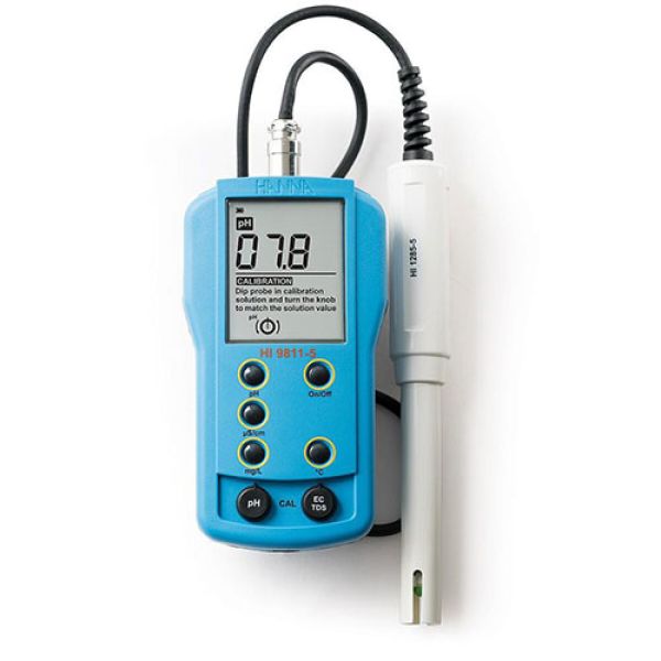 Photo - Máy đo pH/EC/TDS/nhiệt độ cầm tay HANNA HI9811-51 (0.0 to 14.0 pH)