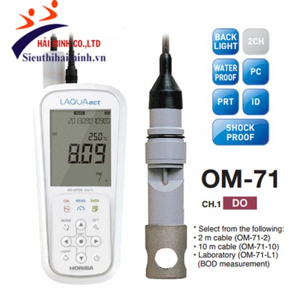 Photo - Máy đo nồng độ oxi hòa tan cầm tay OM-71 L1