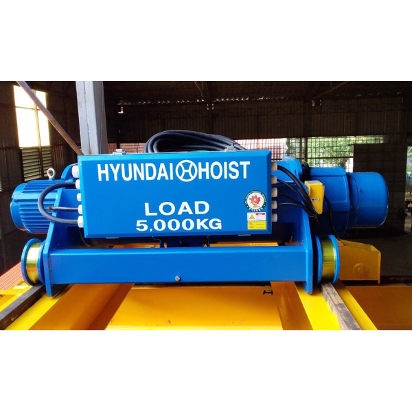 Photo - Pa lăng cáp điện Hyundai H5D 5 tấn dầm đôi