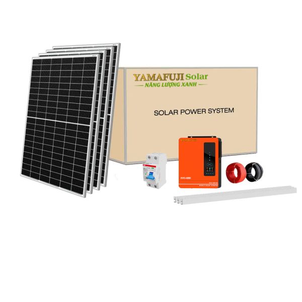Photo - Máy phát điện năng lượng mặt trời Hybrid Yamafuji 4,2kW (Hòa lưới không lưu trữ)