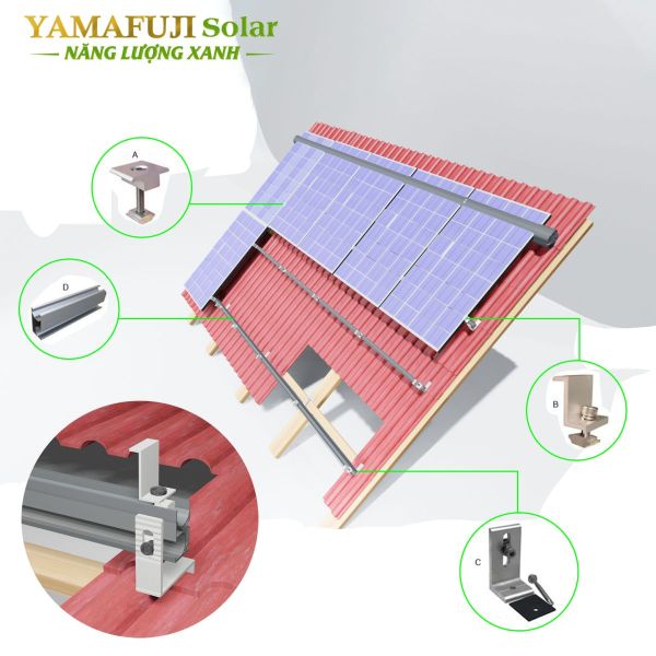 Photo - Máy phát điện năng lượng mặt trời Hybrid Yamafuji 4,2kW (Hòa lưới không lưu trữ)