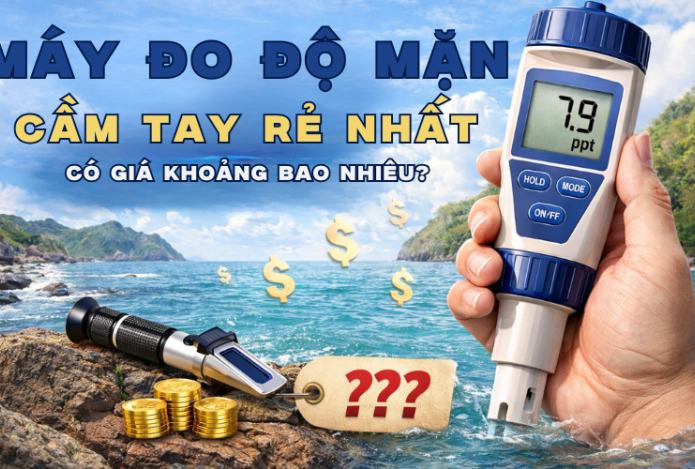Máy Đo Độ Mặn Cầm Tay Rẻ Nhất Có Giá Khoảng Bao Nhiêu?