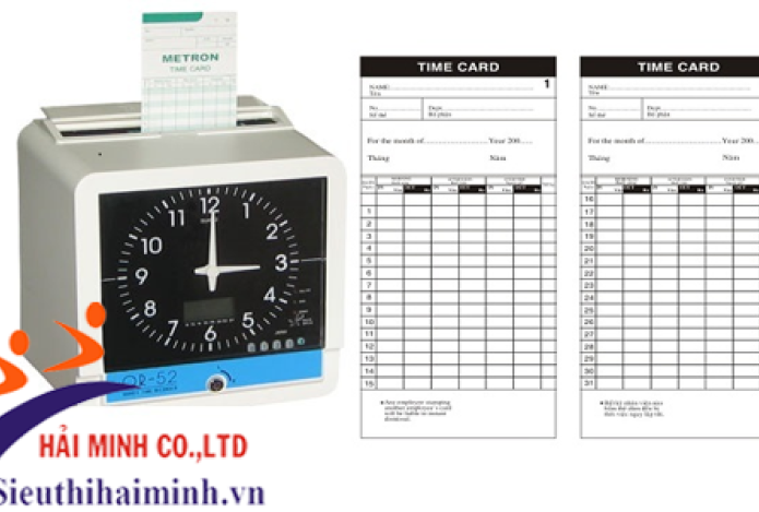 Tìm hiểu về máy chấm công thẻ giấy