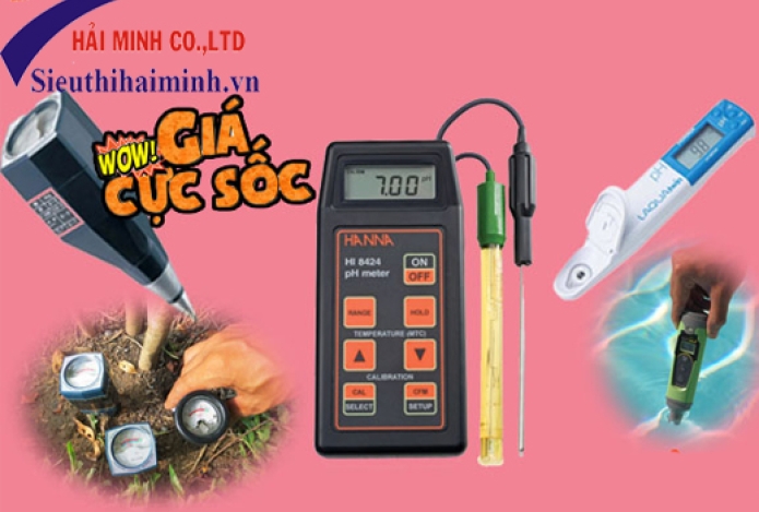 Mua Máy Đo Ph Giá Rẻ Tại Siêu Thị HẢI MINH