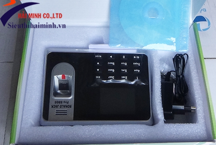 Giới thiệu máy chấm công vân tay Ronald Jack Pro8866