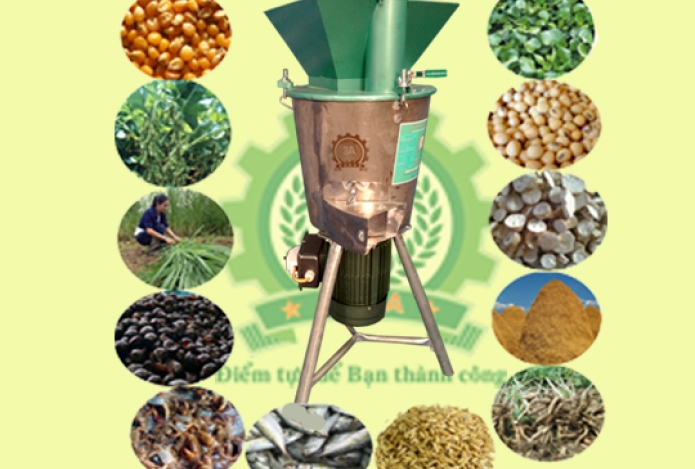 Máy chế biến thức ăn chăn nuôi đa năng 3A quy mô hộ gia đình