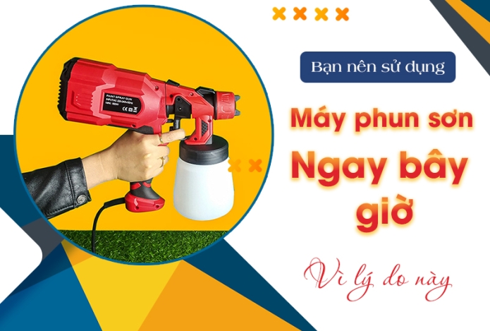 Bạn Nên Sử Dụng Máy Phun Sơn Tường Ngay Bây Giờ, Vì Lý Do Này