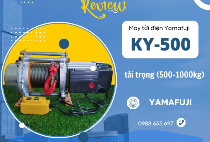 Review Khả Năng Nâng Hạ Của Máy Tời Yamafuji KY-500
