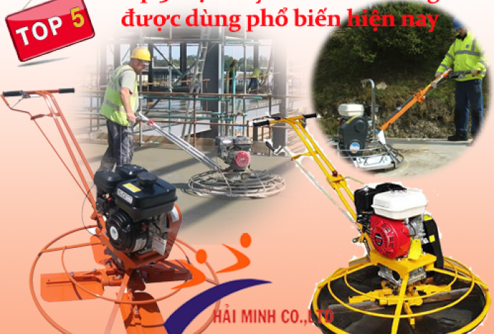 Top 5 loại máy xoa nền bê tông được dùng phổ biến hiện nay