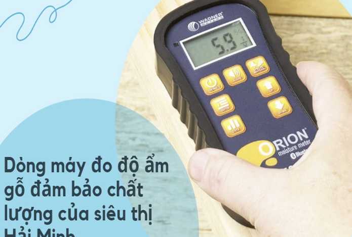 Máy đo độ ẩm gỗ đảm bảo chất lượng của siêu thị Hải Minh