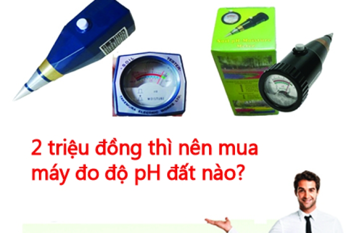 2 triệu đồng thì nên mua máy đo độ pH đất nào?