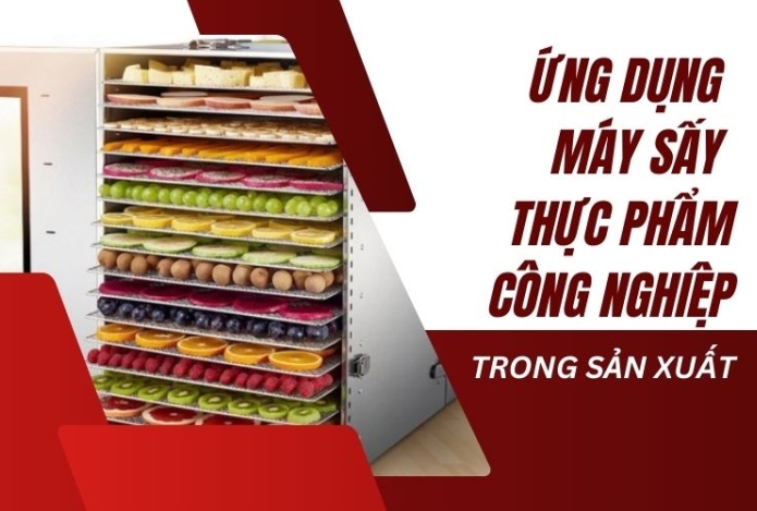 Ứng dụng máy sấy thực phẩm công nghiệp trong sản xuất