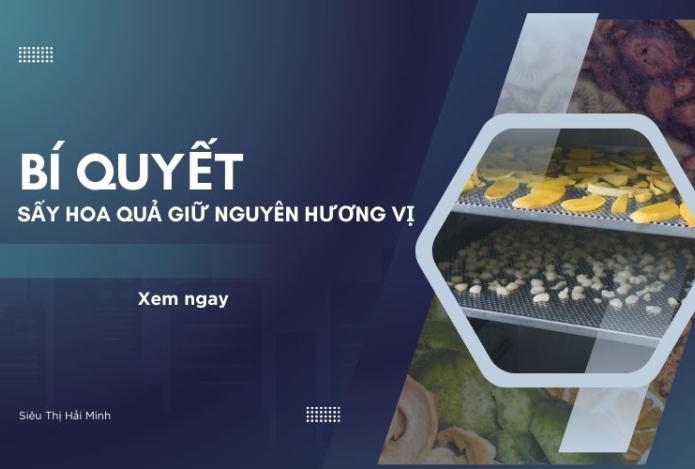 Bí quyết sấy hoa quả giữ nguyên hương vị
