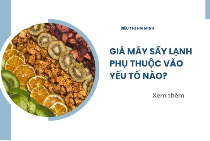 Giá máy sấy lạnh phụ thuộc vào yếu tố nào?