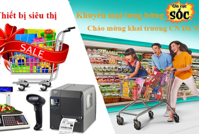 Siêu thị Hải Minh giảm giá sốc các thiết bị siêu thị mừng khai trương chi nhánh Đà Nẵng