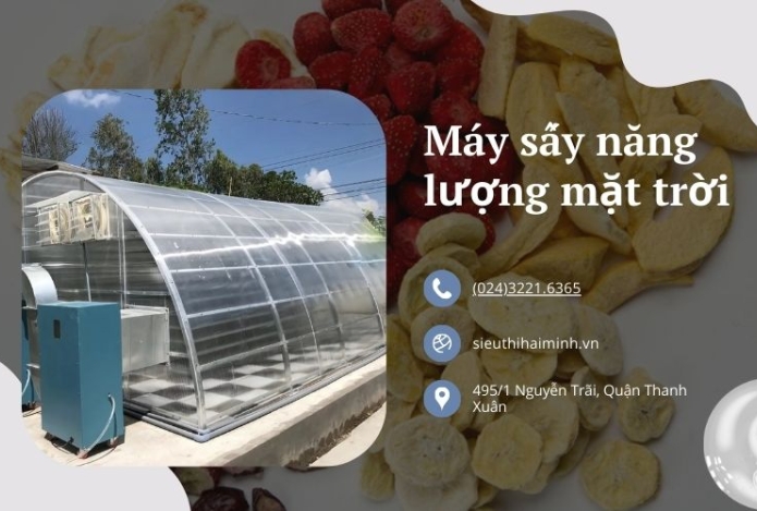 Máy sấy năng lượng mặt trời: Giải pháp cho nông sản