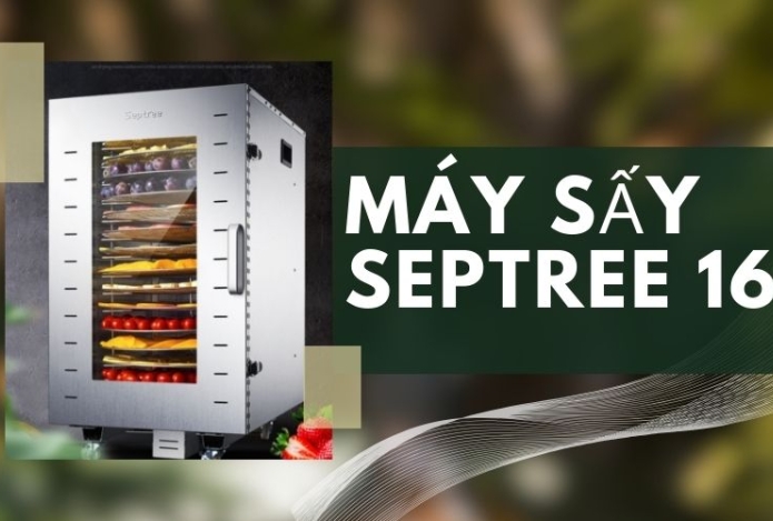 Máy sấy Septree 16 khay có gì đặc biệt? Tìm hiểu chi tiết