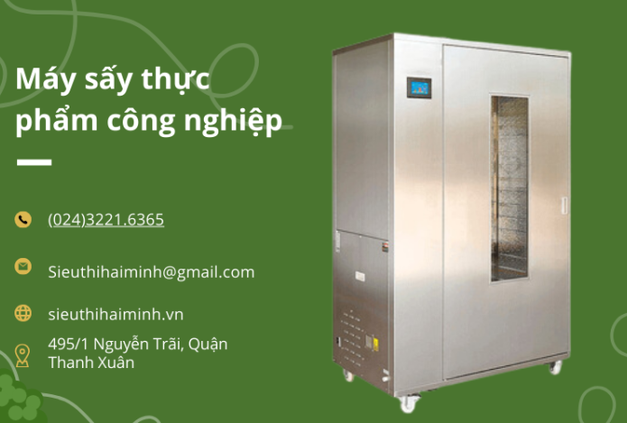 Máy sấy thực phẩm công nghiệp: Giải pháp cho doanh nghiệp