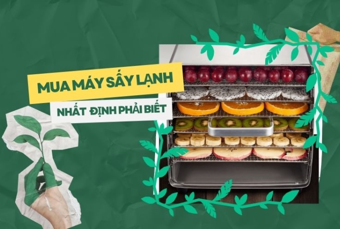 Mua máy sấy lạnh thực phẩm nhất định phải biết điều này