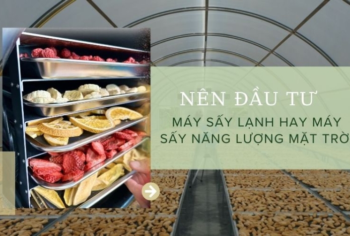 Nên đầu tư máy sấy lạnh hay máy sấy năng lượng mặt trời