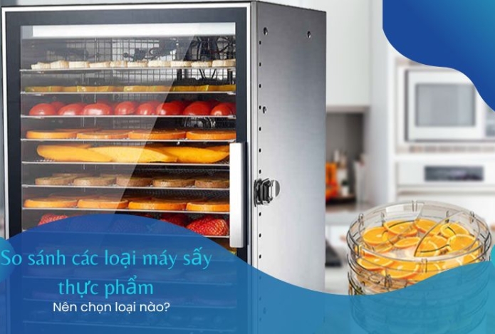 So sánh các loại máy sấy thực phẩm: Nên chọn loại nào?