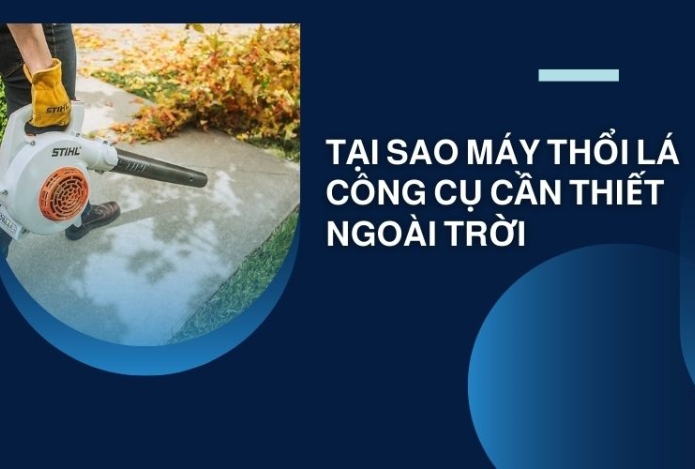 Tại sao máy thổi lá là công cụ cần thiết ngoài trời