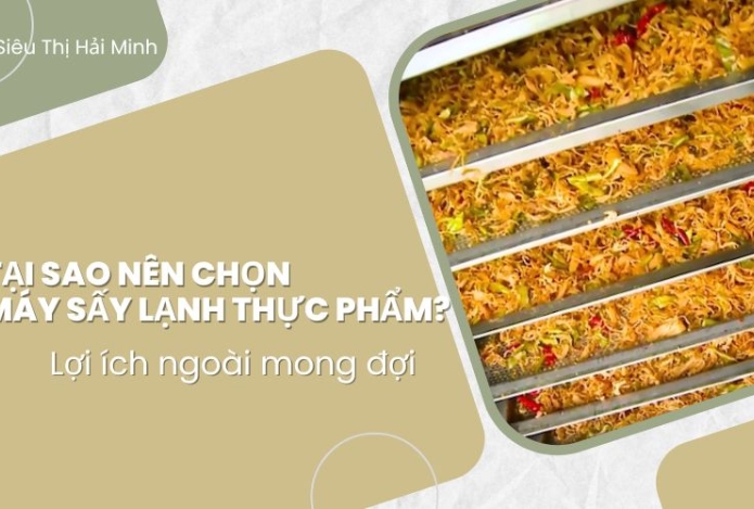 Tại sao nên chọn máy sấy lạnh thực phẩm? Lợi ích ngoài mong đợi