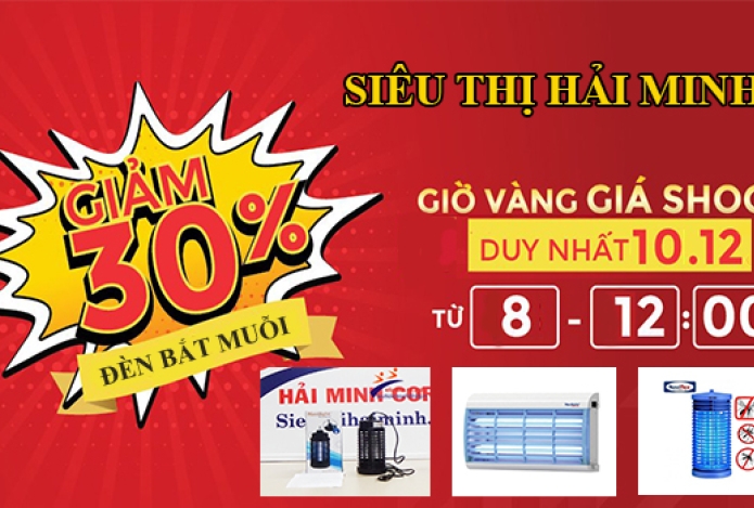 ĐỪNG BỎ LỠ NGÀY VÀNG MUA SẮM ƯU ĐÃI LÊN ĐẾN 30% KHI MUA ĐÈN DIỆT CÔN TRÙNG