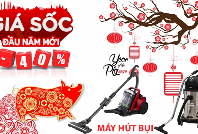 ƯU ĐÃI NGẬP TRÀN “SALE UP TO 40%” KHI MUA MÁY HÚT BỤI