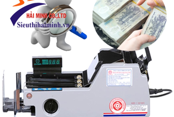 Không Lo Tiền Giả Khi Có Máy Đếm Tiền Xinda 0181