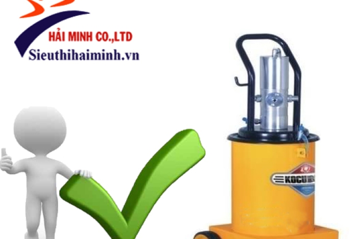 Máy Bơm Mỡ Khí Nén Kocu Gz-3 Bơm Mỡ Nhanh, Tiết Kiệm