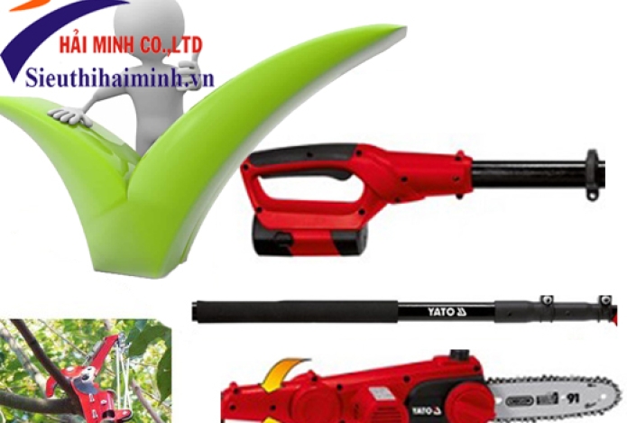 Máy cắt cành trên cao chạy pin và lợi ích cho người dùng