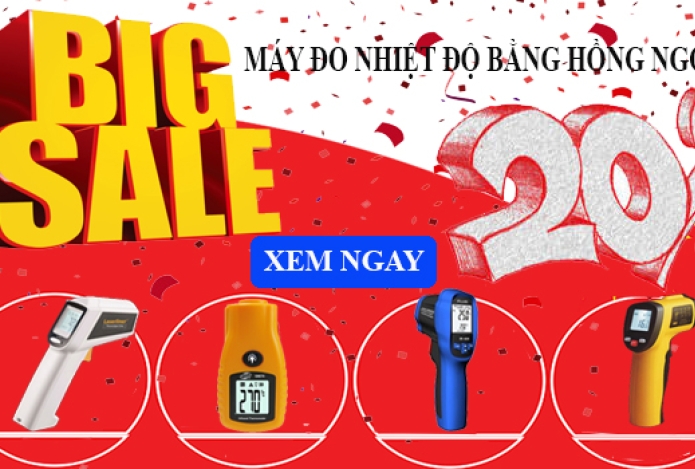 GIẢM GIÁ ĐẶC BIỆT LÊN TỚI 25% MÁY ĐO NHIỆT ĐỘ BẰNG HỒNG NGOẠI