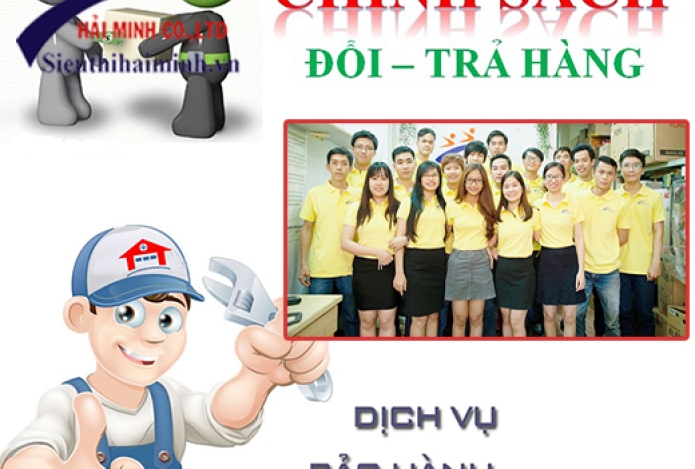 Điện máy Hải Minh và những chính sách đổi trả hàng, bảo hành sản phẩm hậu mãi