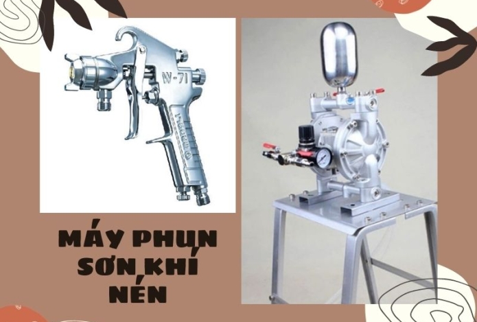Bỏ túi TOP 3 máy phun sơn khí nén siêu hot trên thị trường hiện nay