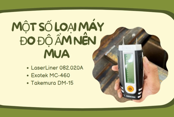 Một số loại máy đo độ ẩm nên mua