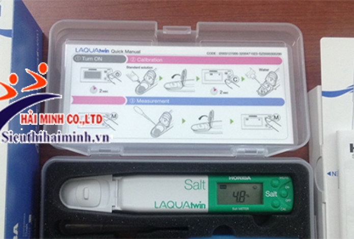 Salt 11 Horiba - Máy đo độ mặn cầm tay trong nước sông, ao nuôi tôm cá tốt nhất hiện nay!
