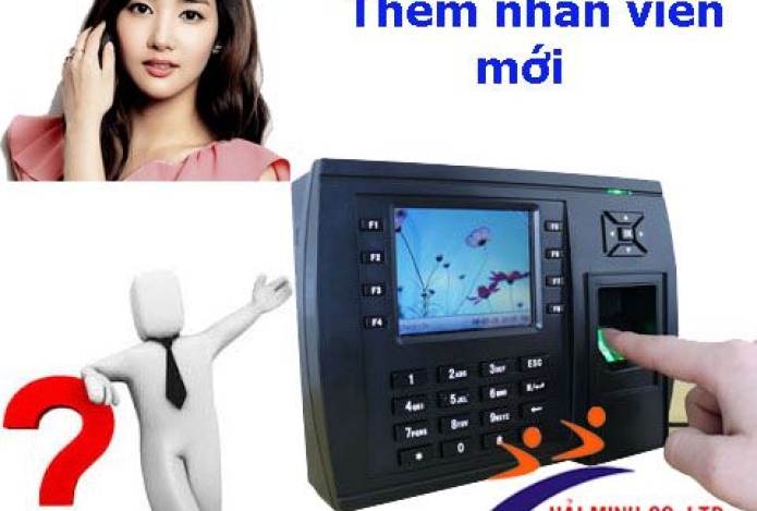 Cách thêm người dùng mới vào máy chấm công vân tay.