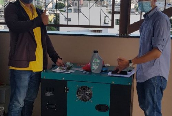 Kỹ thuật Hải Minh lắp đặt hệ thống ATS và Bàn giao máy phát điện Bamboo BmB 9800ET3P