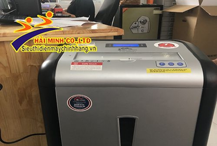 Giao và lắp máy hủy giấy Silicon PS-880C cho khách hàng ở Thuận An - Bình Dương