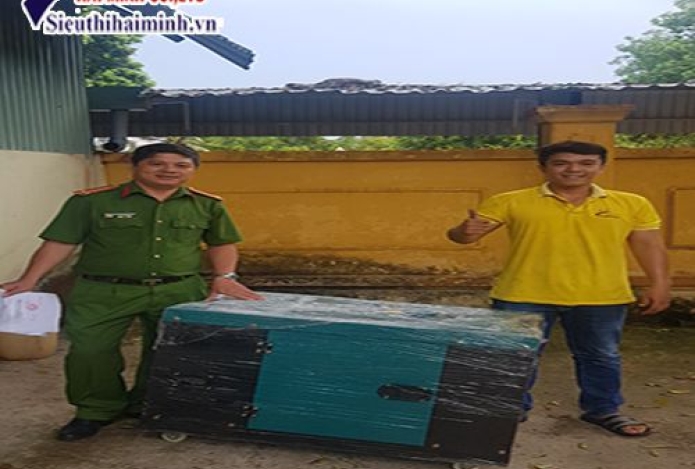 Giao và lắp máy phát điện BamBoo BmB 9800ET tại Tiền Giang