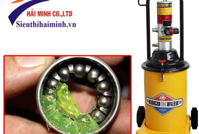Sử Dụng Máy Bơm Mỡ Bôi Trơn Để Bảo Dưỡng Vòng Bi Hiệu Quả