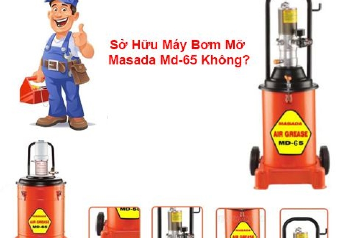 Xưởng Bảo Dưỡng Nên Sở Hữu Máy Bơm Mỡ Masada Md-65 Không?