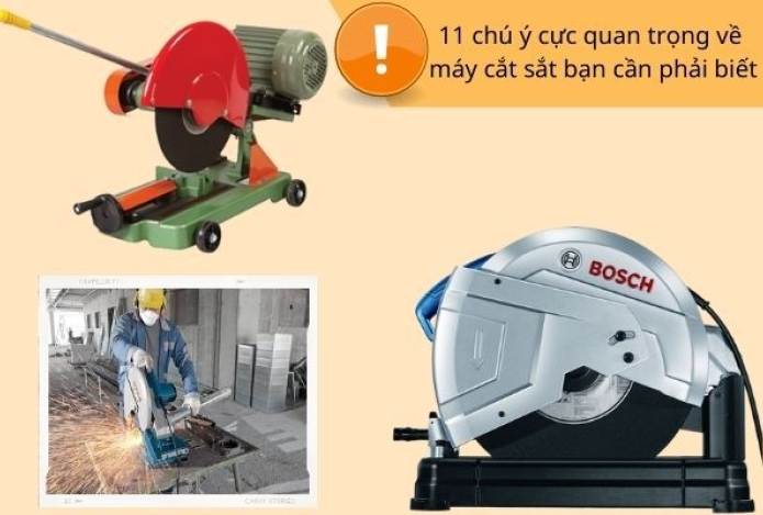 11 chú ý cực quan trọng về máy cắt sắt bạn cần phải biết